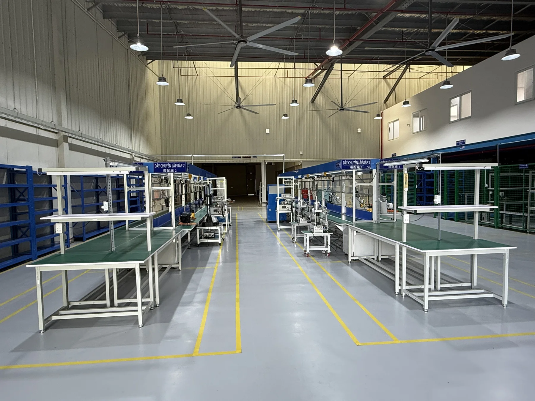 Astra Vietnam factory assembly lines with organized workstations